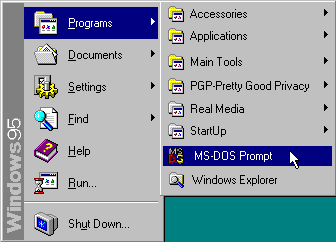 Programs, MS-DOS